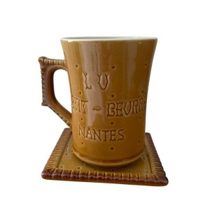 Mug tasse et soucoupe Lu petit beurre Nantes éditions Clouet