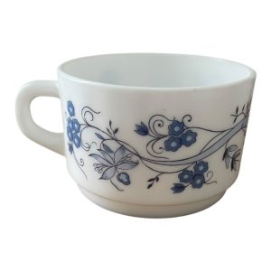Tasse à chocolat Arcopal Aster fleurs bleu