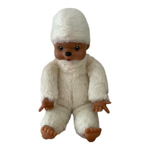 Peluche Kiki japonais Tiemi vintage blanc