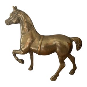 Sculpture cheval en laiton
